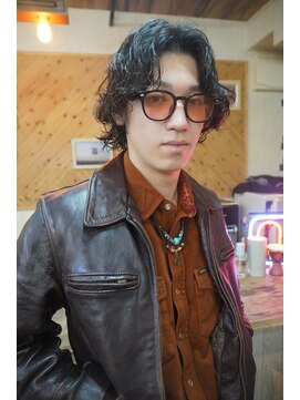 ロム 札幌大通(LOM) メンズグランジスパイラルパーマ【札幌】