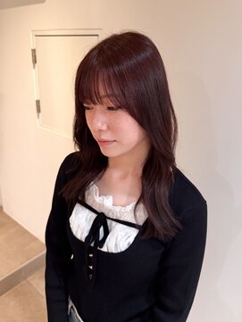 ソーイ ヘアー 平尾(soi hair) 【soi・ソーイ】ロングレイヤー・ピンクブラウン・平尾美容室