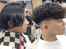 強めのカール×刈り上げツーブロックワイルドを極める＜スペインカール＞[メンズカット/メンズパーマ/横浜]