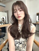 クラン エン バイ ヘッドライト 二子玉川店(clan en. by HEADLIGHT)&nbsp;モカベージュカラー/ほつれるレイヤーカット