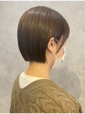 ぱつっとミニボブ