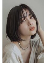 ルアナ(Luana) ダークブラウン内巻きボブ