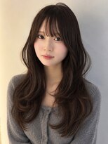 チル 福井駅前店(Chill)&nbsp;福井/韓国ヘア/くびれヘア/レイヤーカット/シースルー/オリーブ