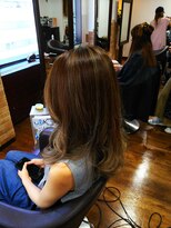 ヘアデザイン ヴォワール(hair & design voir) グラデーションカラー×おすぎ