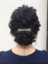 エトランジェ(Etrange)&nbsp;結婚式お呼ばれセット/ふんわり/編み込みシニヨン