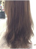 透明感カラー、細目ハイライト、ベージュカラー、セピアベージュ