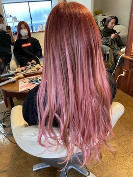 ヘアー ライフ トゥルース(Hair Life truth) 《truth》チェリーピンク×シールエクステ