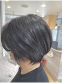 大人かわいいショートボブ【絶壁解消】