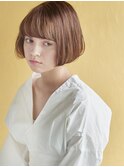 大人かわいい小顔ミニマムボブ