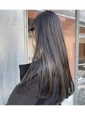 ブルー×インナーカラー