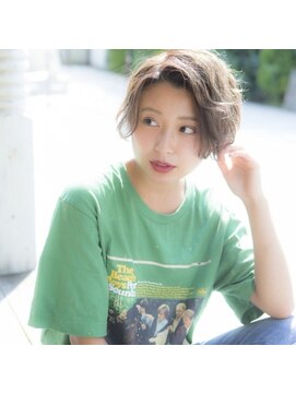 ミエルヘアーエスト 新宿店(mielhair est) かきあげショート　新宿