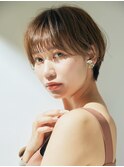  ボブ/カーキグレージュ/大人かわいい[恵比寿/恵比寿駅]