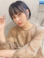 ルービック 梅田茶屋町(Rubik)&nbsp;小顔に見える大人ショートボブ/インナーカラー