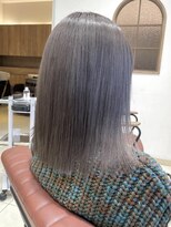 クアトログランシュ ひたちなか店(QUATRO×GranCieux)&nbsp;1ブリーチ×ミルクティーグレージュ