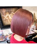 #ヘアカラー#ピンクカラー#ボブ