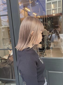 アソビ(Asobi) 【ブリーチ1回】クリーミーベージュ