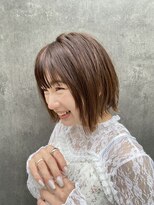 ロンド ストラーダ 心斎橋(Lond strada) シルキーベージュ×グレージュカラー【髪質改善/縮毛矯正】