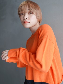 カンナ(Canna) ベビーバング/外ハネボブ/ペールベージュ/髪質改善/TOKIO/20代