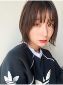 【土橋優輝】外はねくびれボブ ショコラグレージュ 20代30代人気