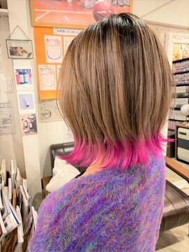 ヘア メイク ココ(hair make coco) 裾カラーかわいい♪♪