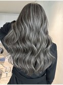 ハイライトショートヘアダブルカラーイルミナカラーオージュア