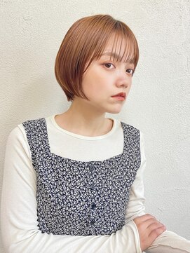 ハウスアンドヘアーワークス(House&Hair works) 前髪長め大人小顔ショート30代40代50代　藤沢