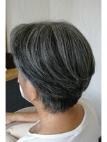 ヘアーカルチャー おゆみ野店(HAIR CULTURE) スタイリングショート白髪染めカラーペインター耳掛けショート