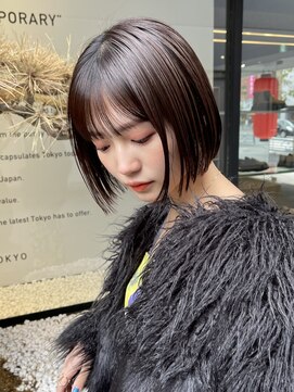 ピークアブー 原宿ハラカド(PEEK-A-BOO) くせ毛多毛ショートボブブラウンコスメストレート酸性秋冬