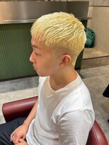 アンサム 下北沢店(UNSOME) メンズベリーショート/刈り上げ/ブロンドヘア