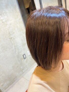 ヘアメイク リヴ(Hair Make Liv) 極艶カラー×フォギーベージュ