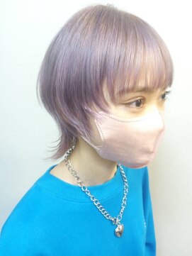 ルシェル(LeCiel) ペールラベンダーショートウルフ