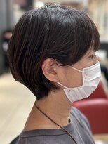 ヘアークリアー 春日部 大人可愛い耳かけショートグラデーション/30代40代50代/春日部
