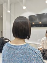 トニーアンドガイ 青山店(TONI & GUY) ミディアムストレート外ハネボブニュアンスカラーレイヤーボブ