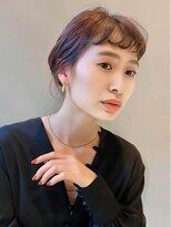 フリップビーアヴェダ(FLIP B AVEDA)&nbsp;本八幡×レッド×オーガニックカラー×ナチュラルアレンジ