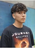 スペインカールラルフカール外国人風パーマフェードカット横浜