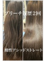 リリー シンジュク(Lilly)&nbsp;【Lilly新宿】#酸性ストレート＃髪質改善 #ブリーチ２回