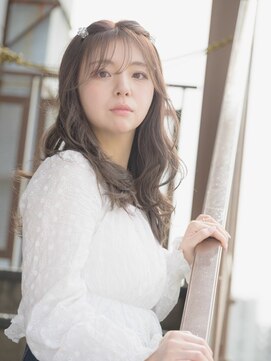 ヒョンミョン ライズバイレボ 取手店(hyon myon/RISE by REVO) レイヤーカット/デザインカラー/オリーブベージュ[取手/取手駅]