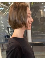 ナタン 自由が丘(NATHAN)&nbsp;ヘルシースタイル グレーベージュ アッシュブラック  前髪パーマ