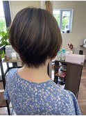 〈山本〉女性らしさを残したお手入れ簡単ショート