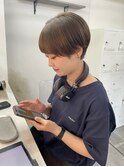 【収まる】【スッキリ】大人可愛いマッシュショート