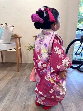 シフト(SHEEFT) キッズヘアアレンジヘアセット七五三お祝い和装