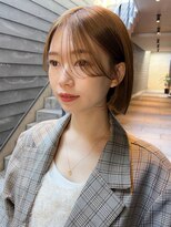 ガーデンヨコハマ(GARDEN YOKOHAMA) 切りっぱなしタッセルボブ似合わせカットメルティカラー内巻き