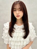 アッシュ 中野店(Ash)&nbsp;イメチェン/似合わせカット/フルバング/レッドブラウン/中野