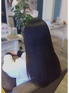 ヘアアトリエ ナイン(hair atelier nine) イメチェン/ホワイトブロンド/外ハネボブ/美髪/福島市