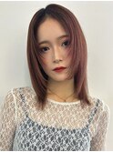 顔まわりレイヤー×クールミディアム