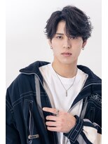 スノードロップ 高円寺店(Snowdrop) ブルーブラック/スペインカール/スパイキーショート/高円寺