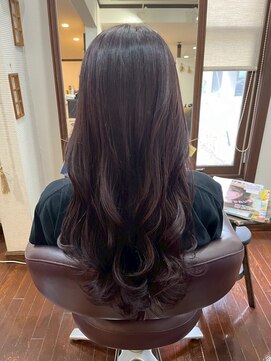 美容室 メザミー MESAMIES モテ愛されロング＊韓国風ウェーブ＊シルキーベージュ＊20代