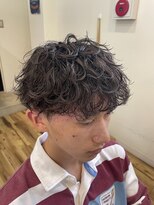 スウェル 稲毛店(Swell)&nbsp;サーフカール/フェザーパーマ/ブルーブラック/稲毛駅/眉毛