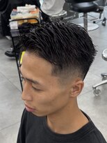 オーバルバイアピッシュ(OVARL by apish) フェードカット/メンズベリーショート/刈り上げショート