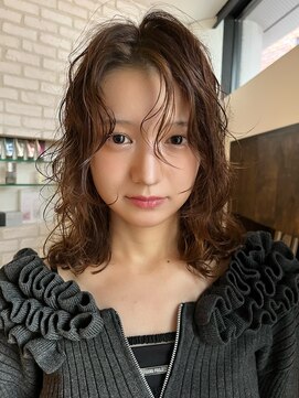 ダブミックス(DaB MIX) ニュアンスパーマデジタルパーマミディアムパーマカーリーヘア